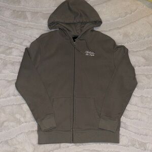 Hollister Olive Hooded Jacket